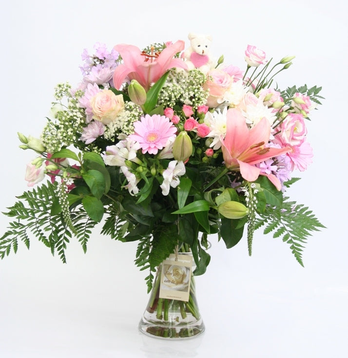 Bouquet Flowers Pink Passion Naissance