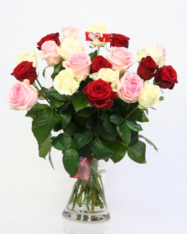 Roses Bouquet of Great Bloed Romantic Love Roses
