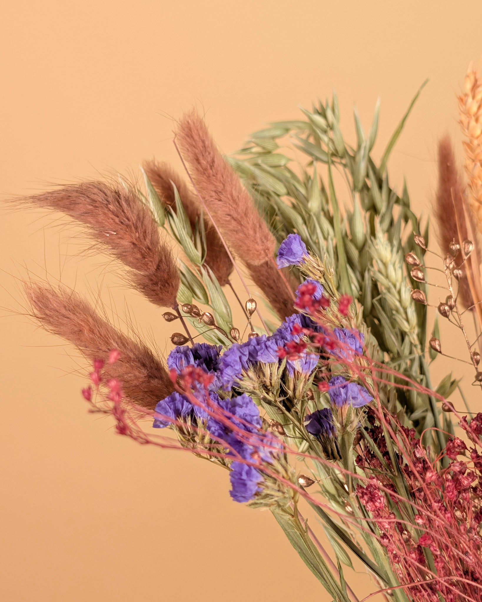 Délice de Bourgogne – Bouquet de fleurs séchées des champs (50 cm)