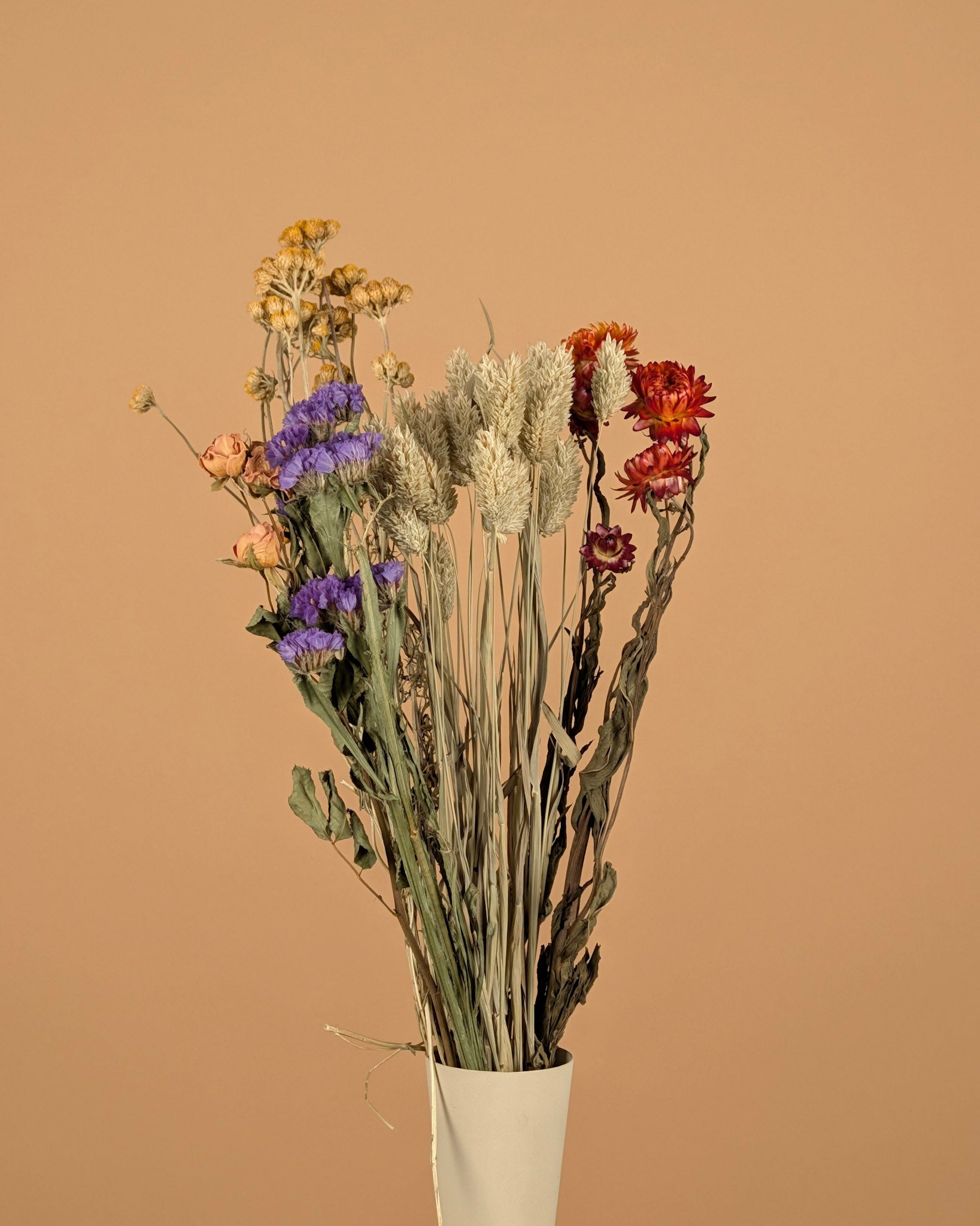 Bouquet sec coloré bricolage