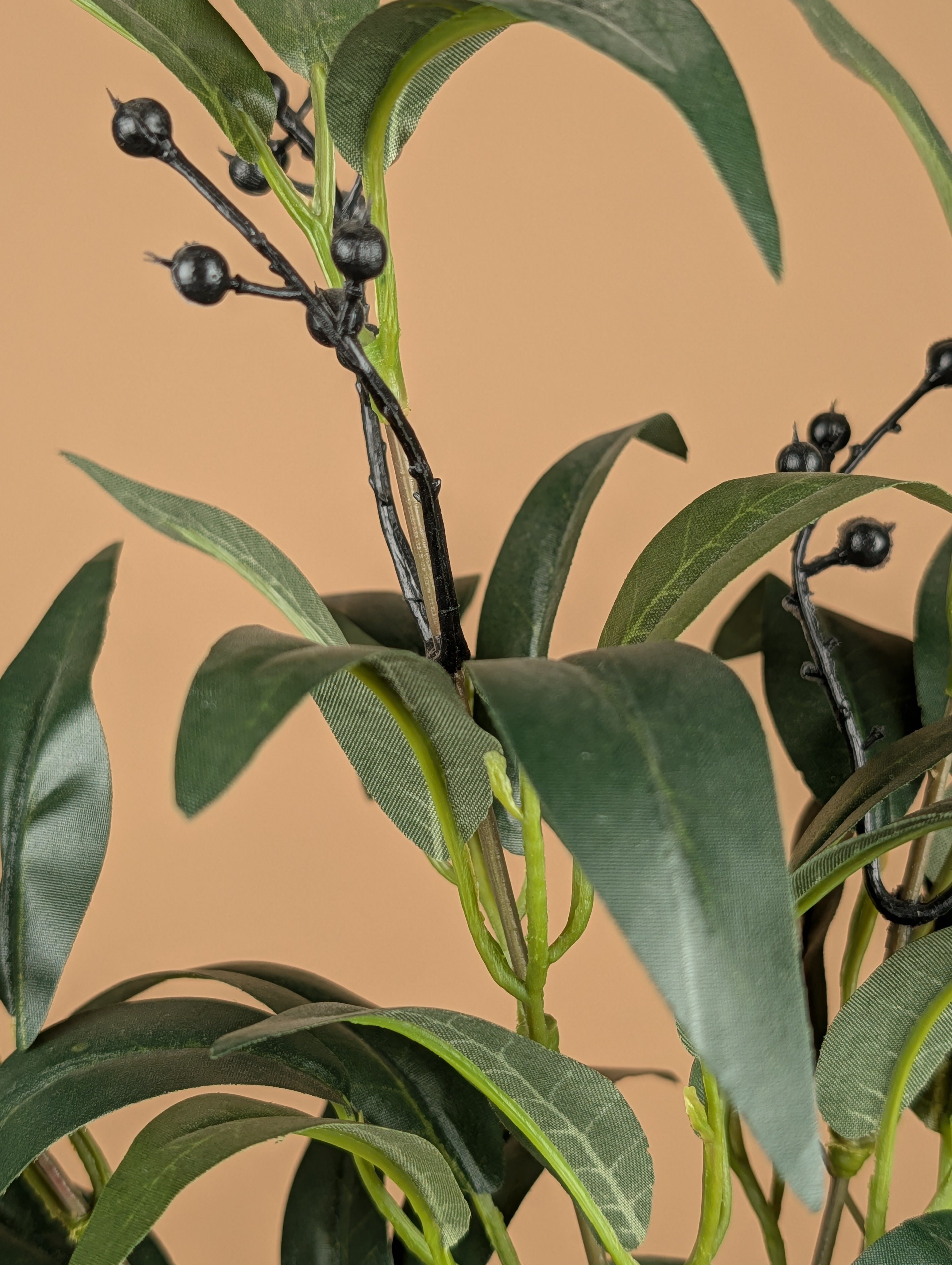 Zijde Ruscus met Bes – Groen (57 cm)