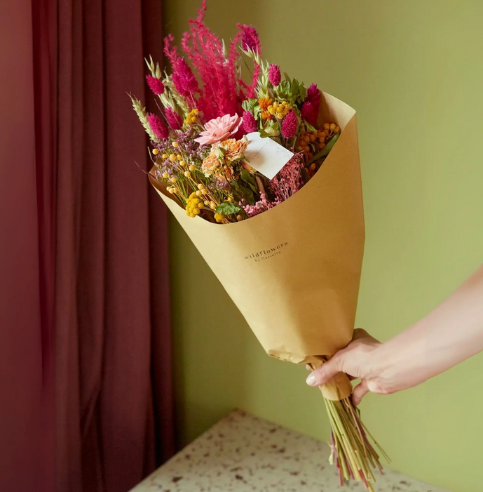 Summer Crush – Zomers Droogbloemen Veldboeket 50 cm