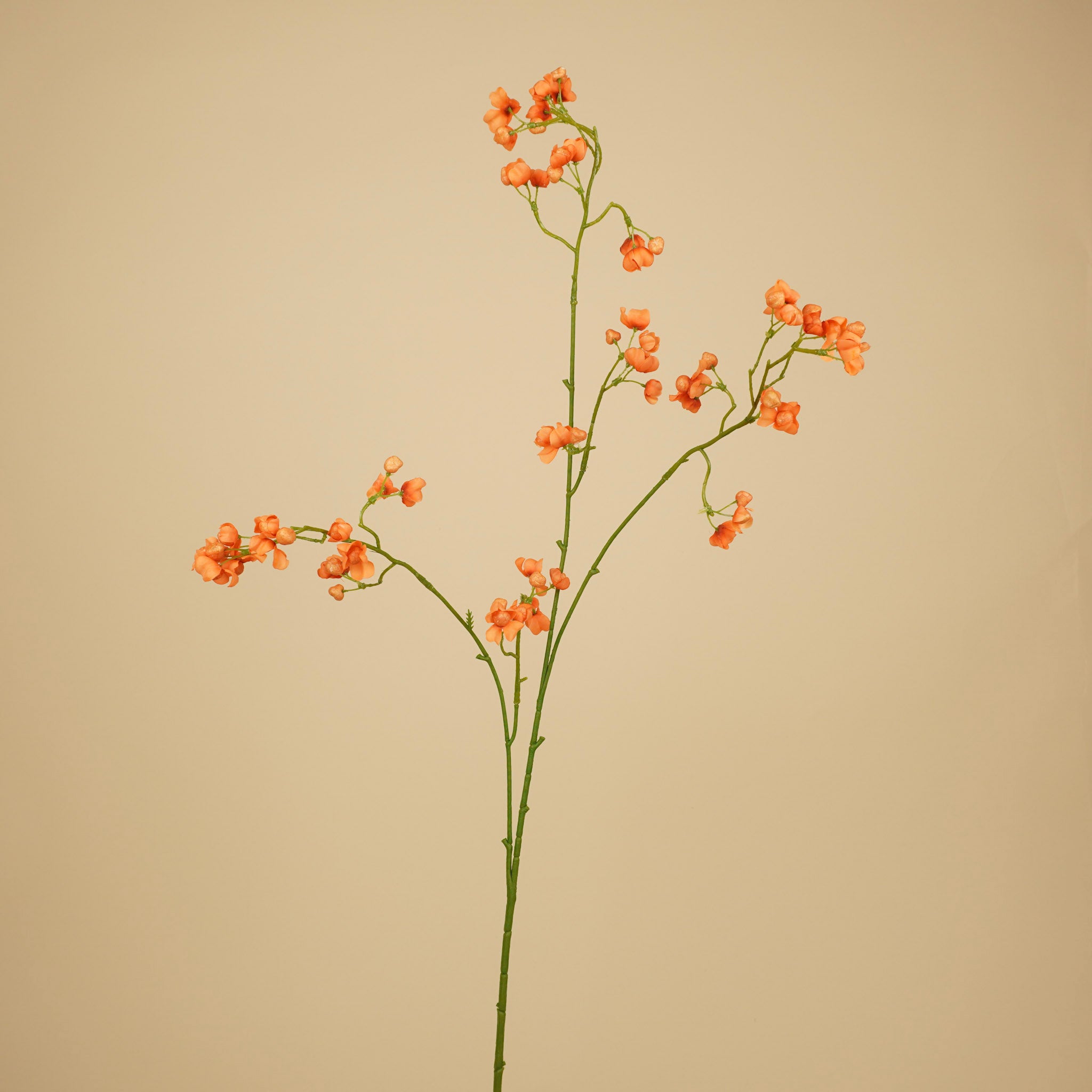 Zijde euonymus wilde bloesemtak oranje 91 cm