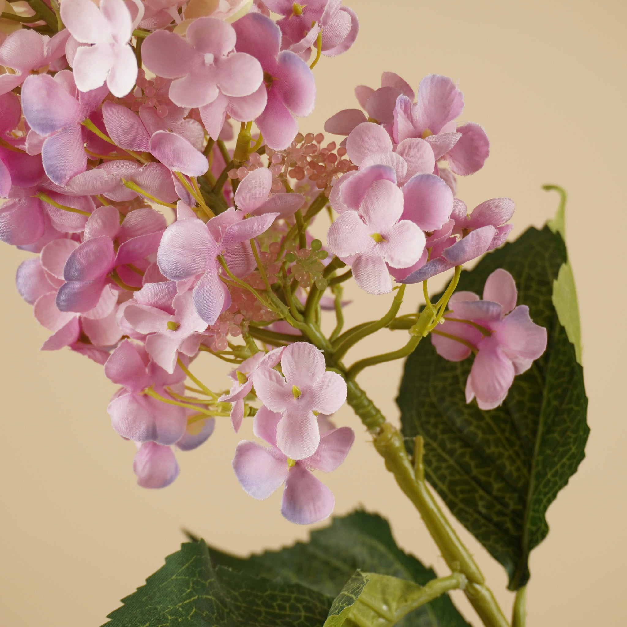 Zijde hortensia pluimtak lavendel 98 cm