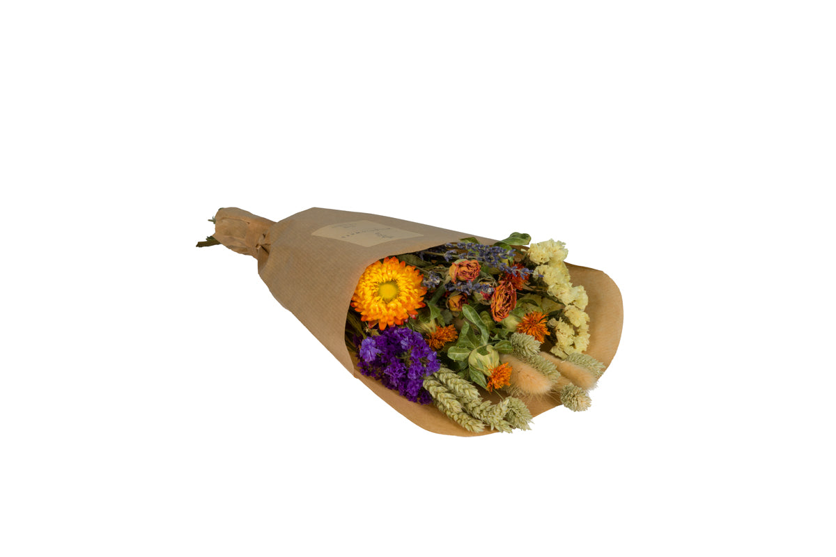 Getrocknete Feldstraußgelbe Freude