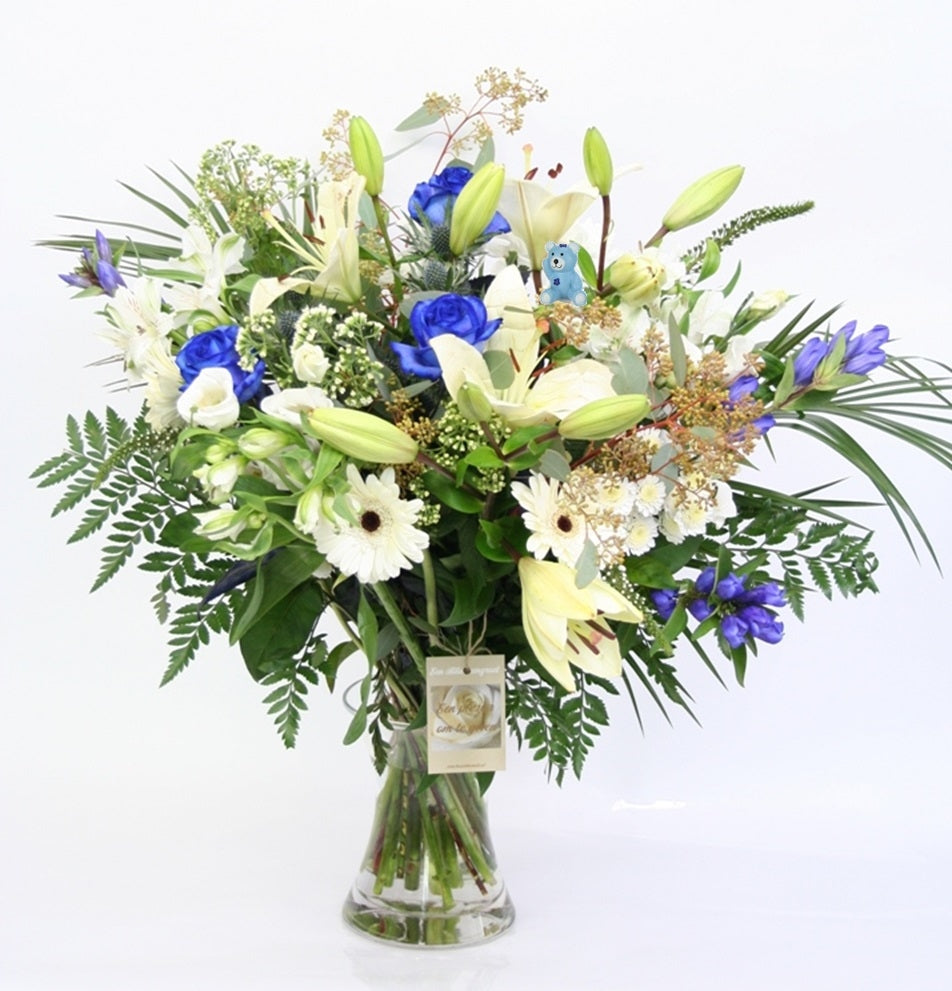 Bouquet Azur Blauw Naissance