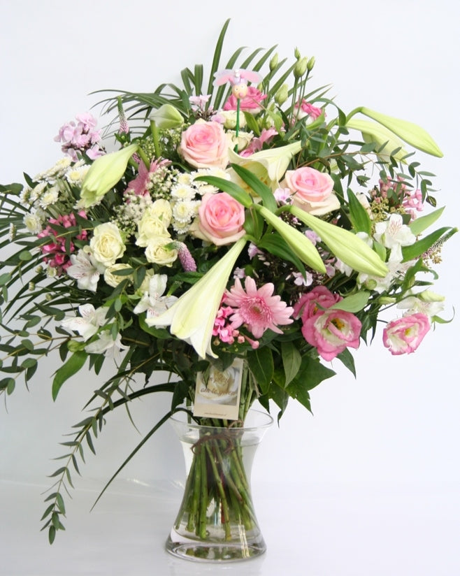 Bouquet Tendresse Pink White Congratulations