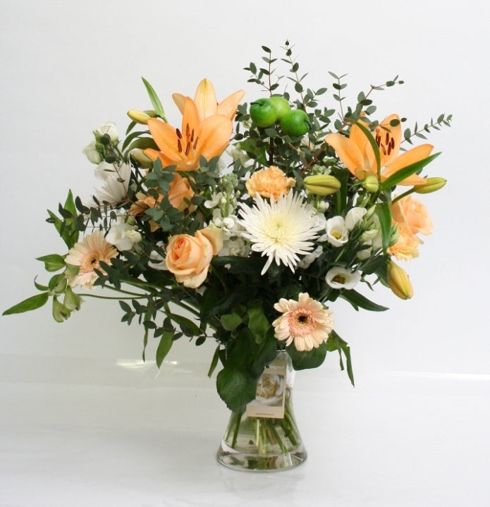 Bouquet Tendresse Oranje Peach Get well soon