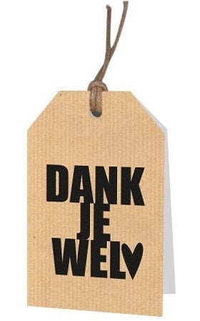 Thank you brown with heart