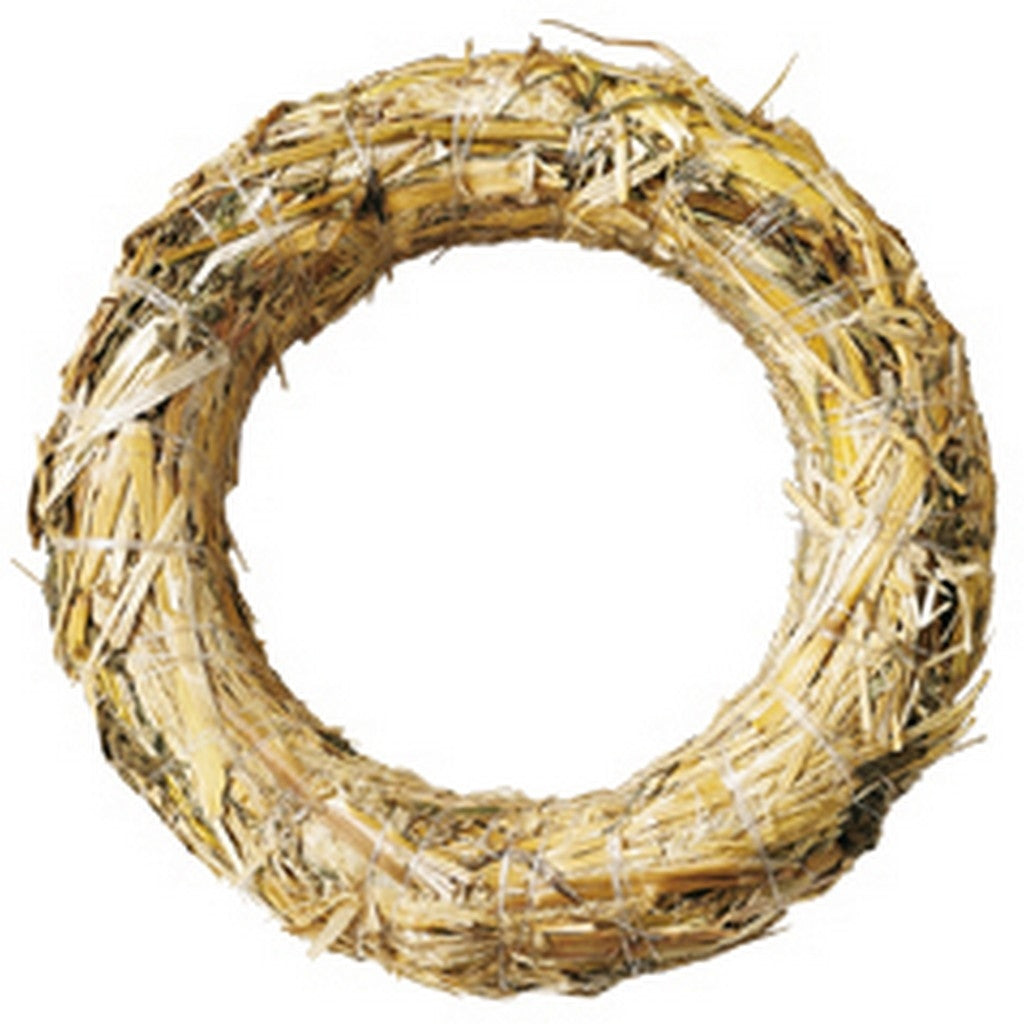 Straw wreath 20 cm