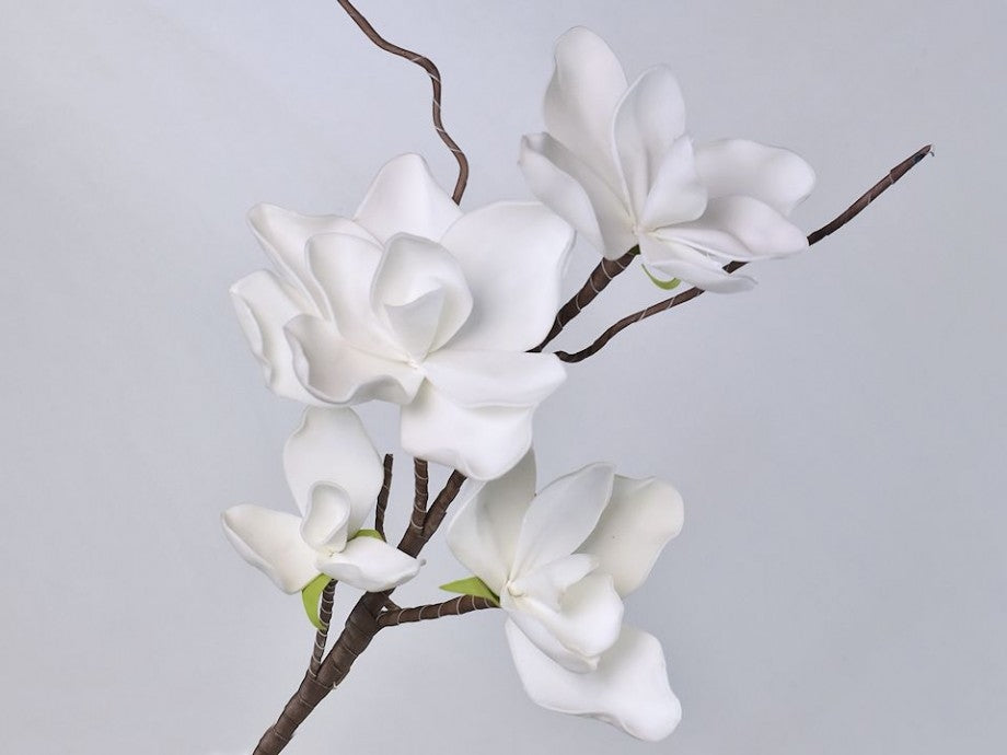 Foam blossom branch white Ø 17 cm