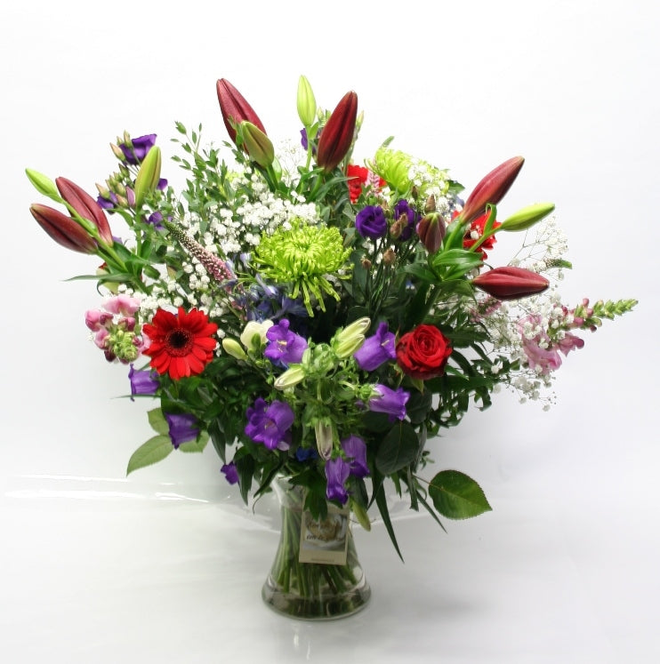 Bouquet Bloemen Passion merci