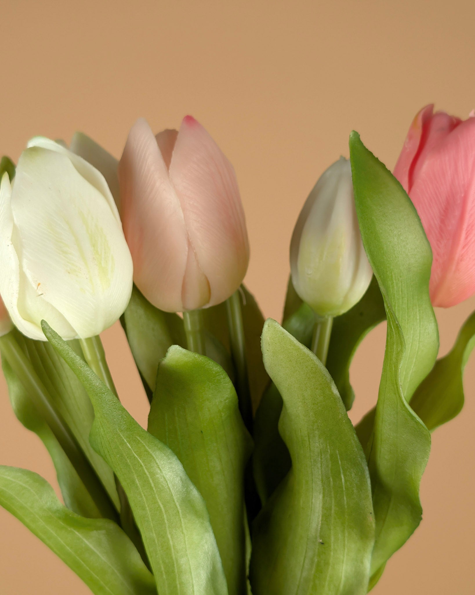 Zijde tulpen boeket – roze mix – 31 cm (7 stuks)