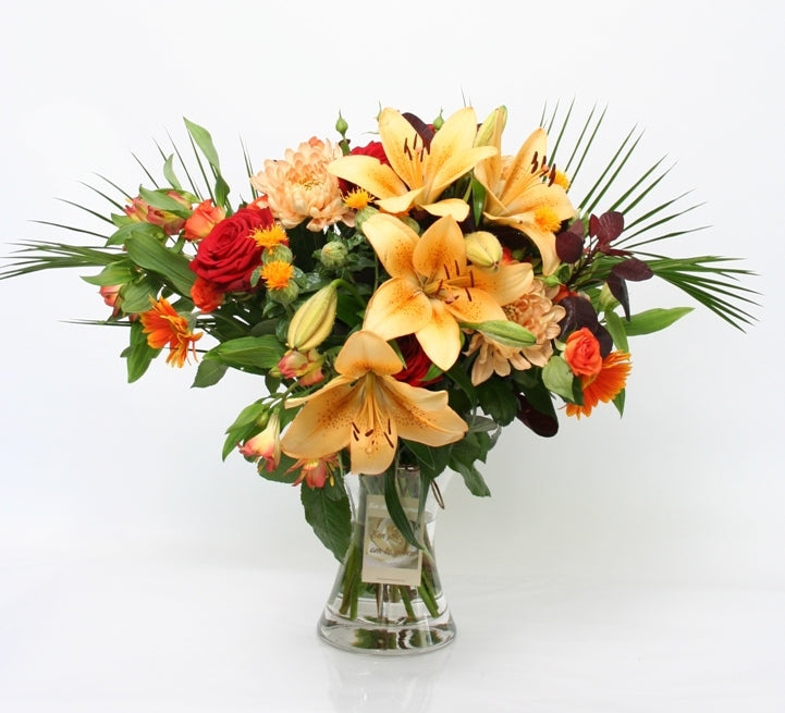 Bouquet Flowers Automne Support