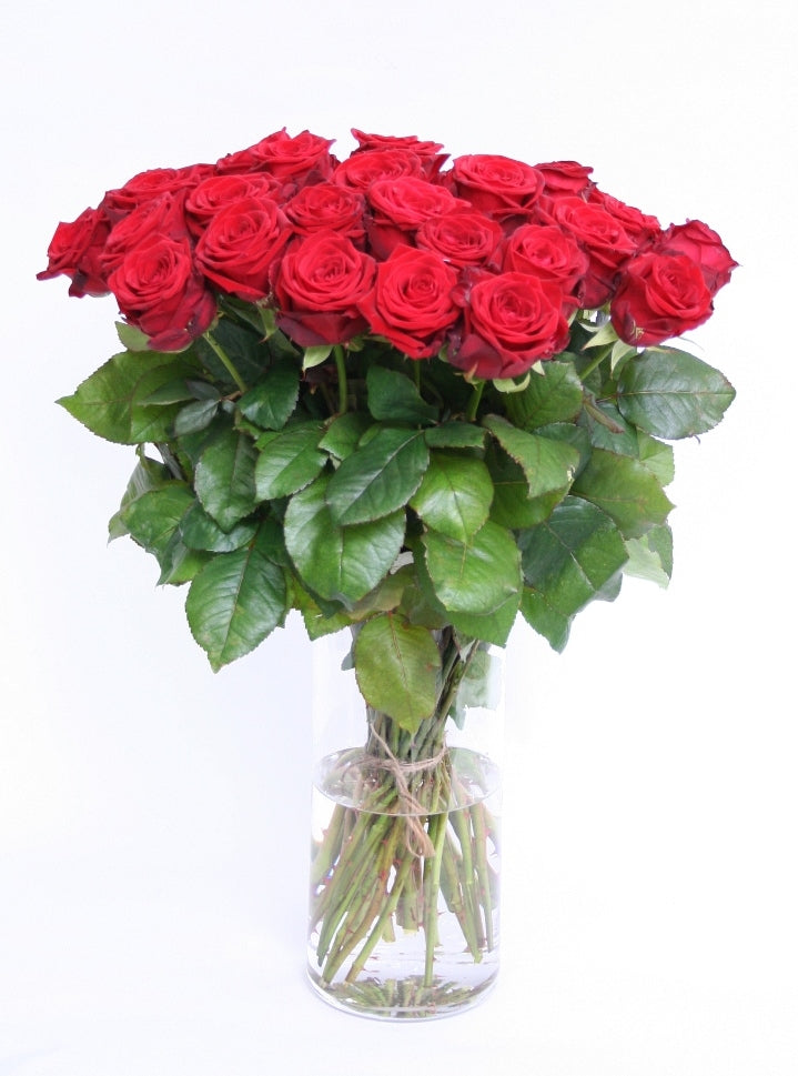 Rosenbouquet rot von 30 roten Rosen