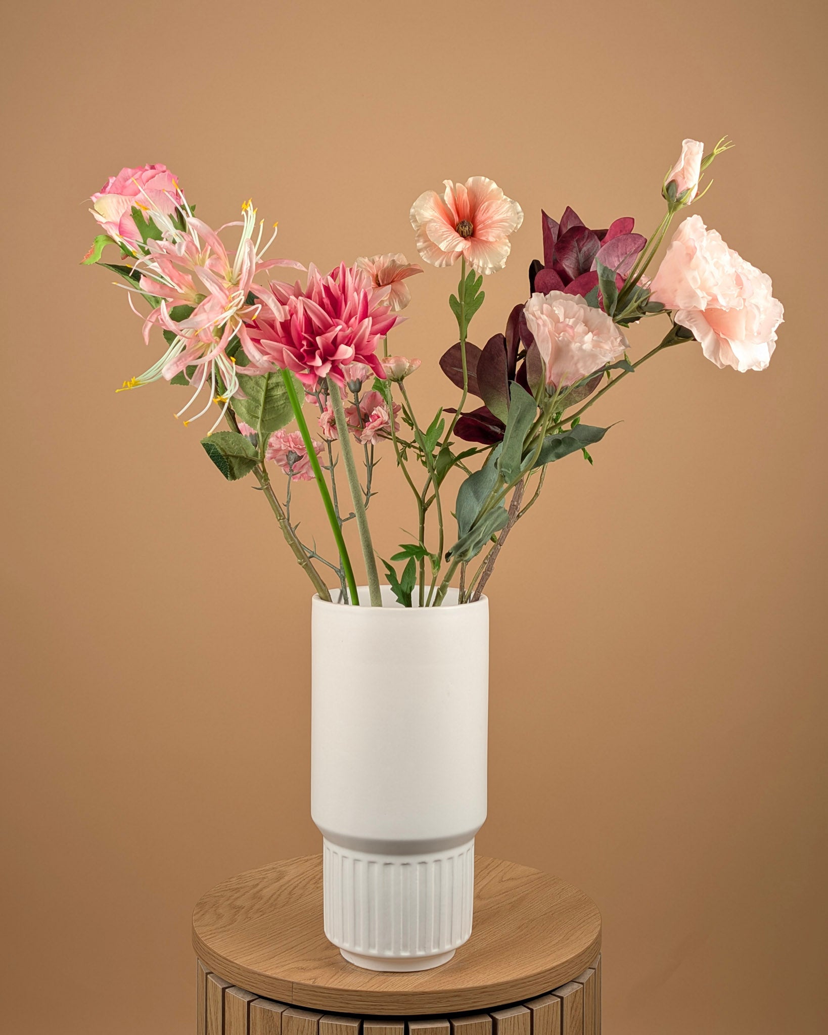 Zijdeboeket Amara – Roze / Blush – 70 cm