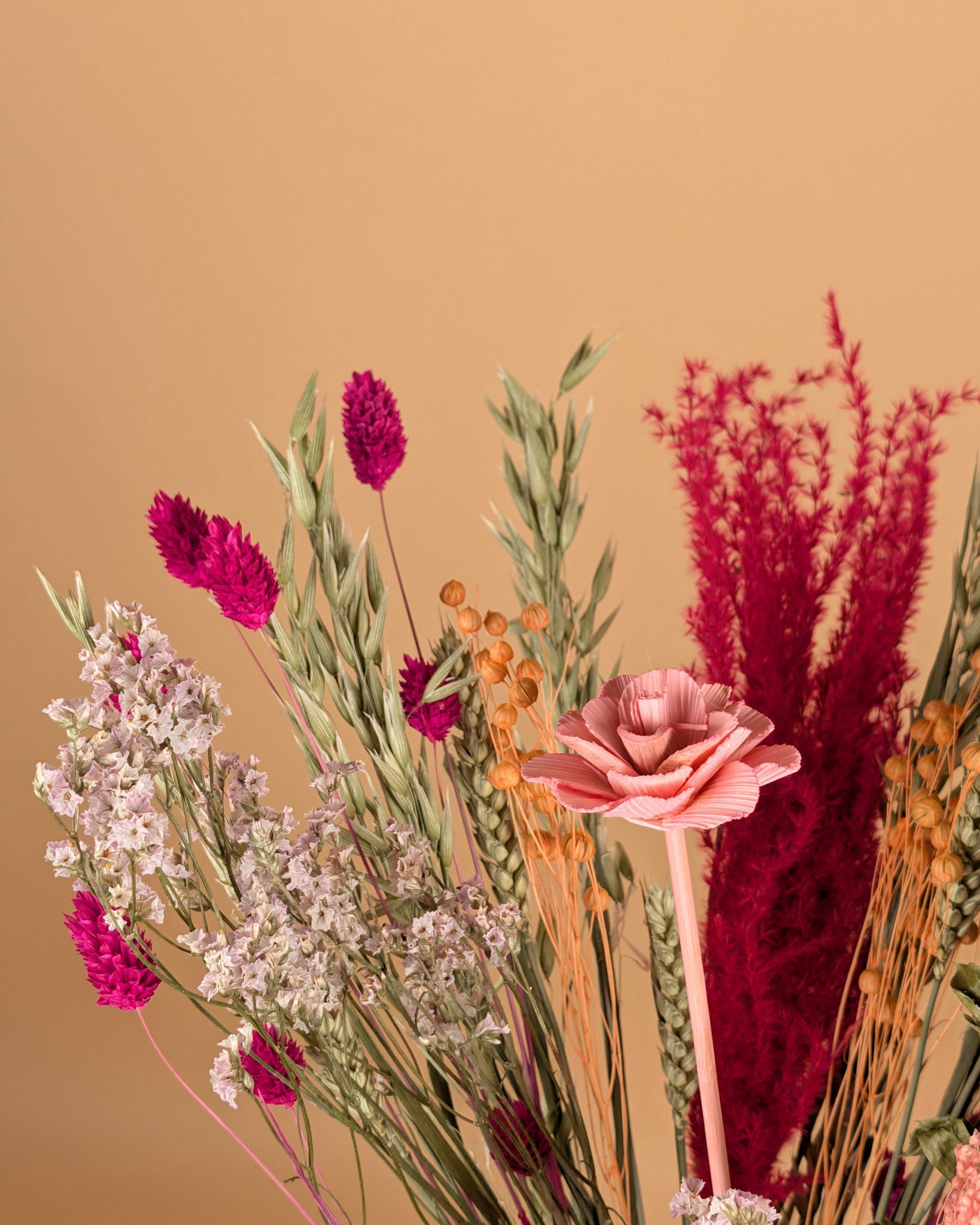 Summer Crush – Zomers Droogbloemen Veldboeket 50 cm