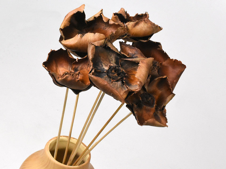 Palmbecher bei 50 cm Stahl