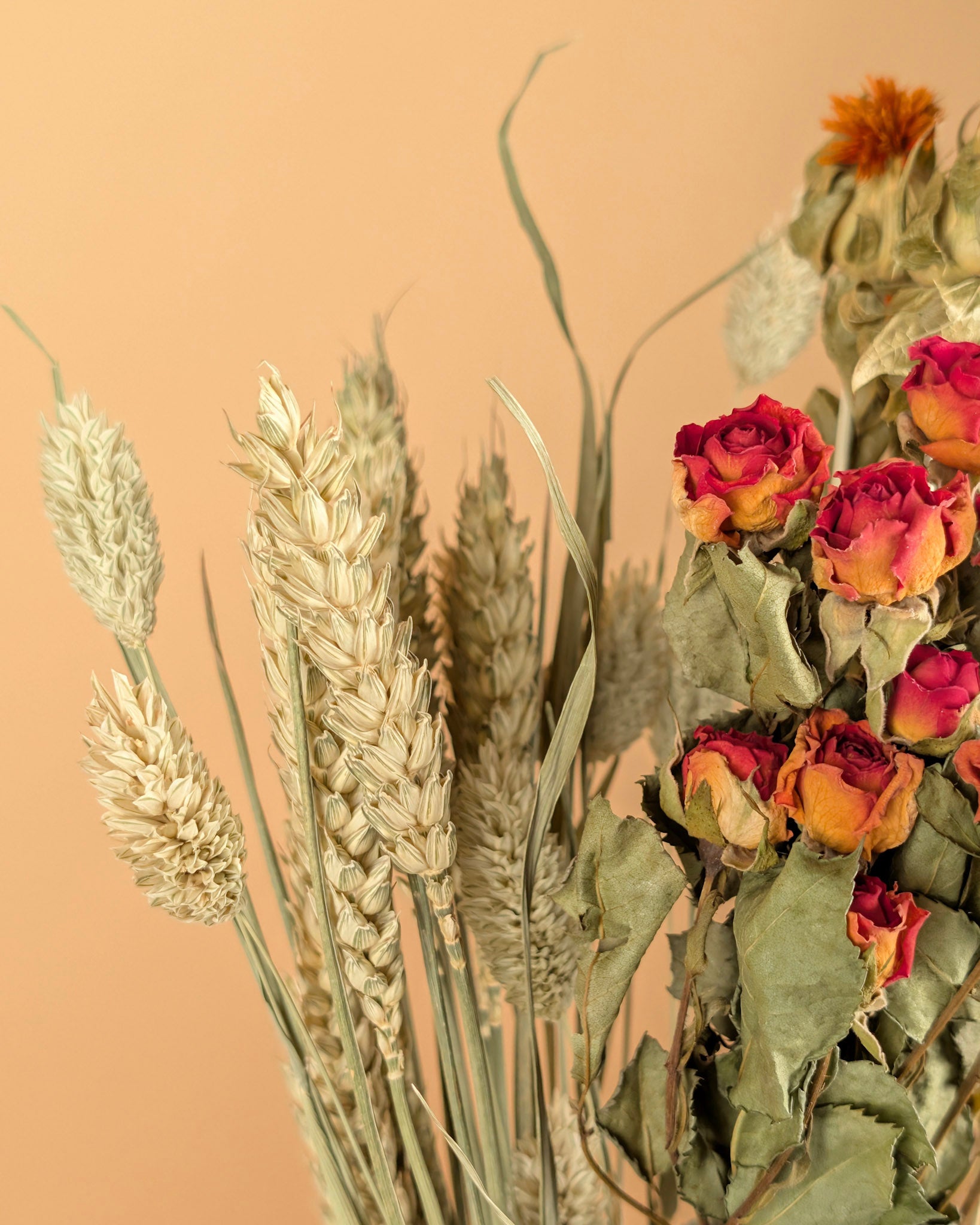 Droogboeket DIY Market Orange