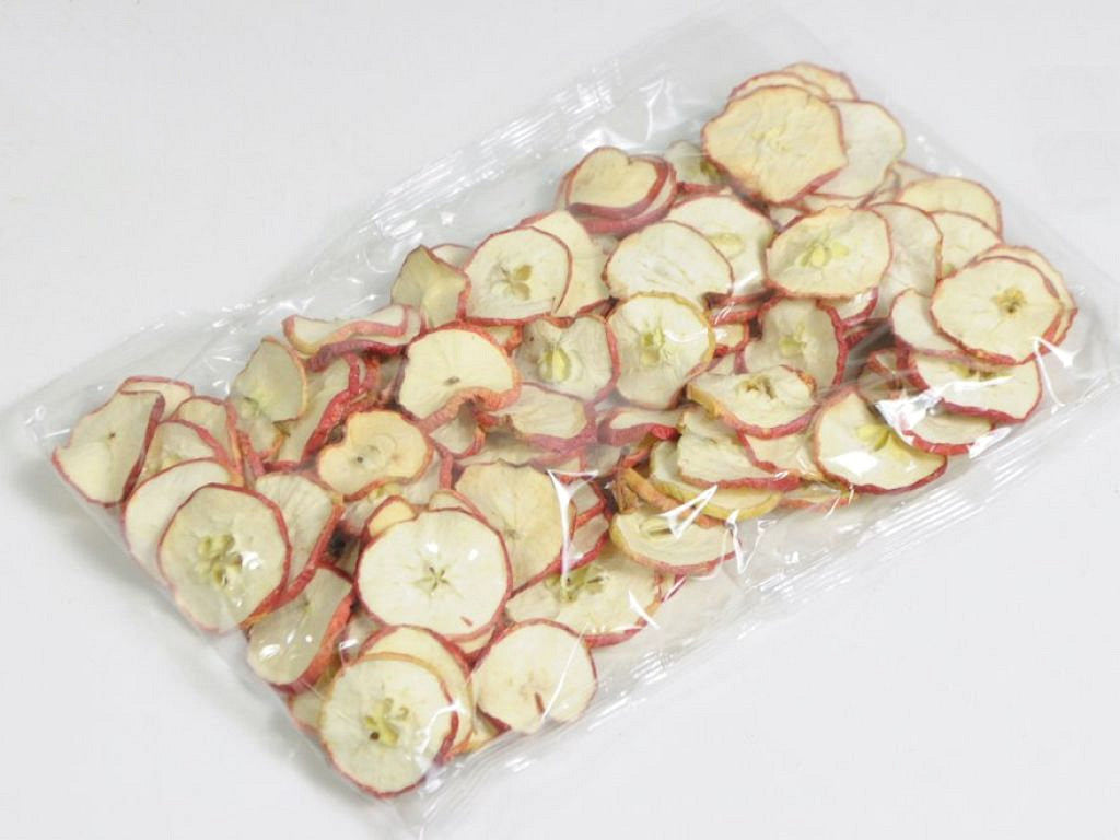 Pomme tranches rouges 250gr