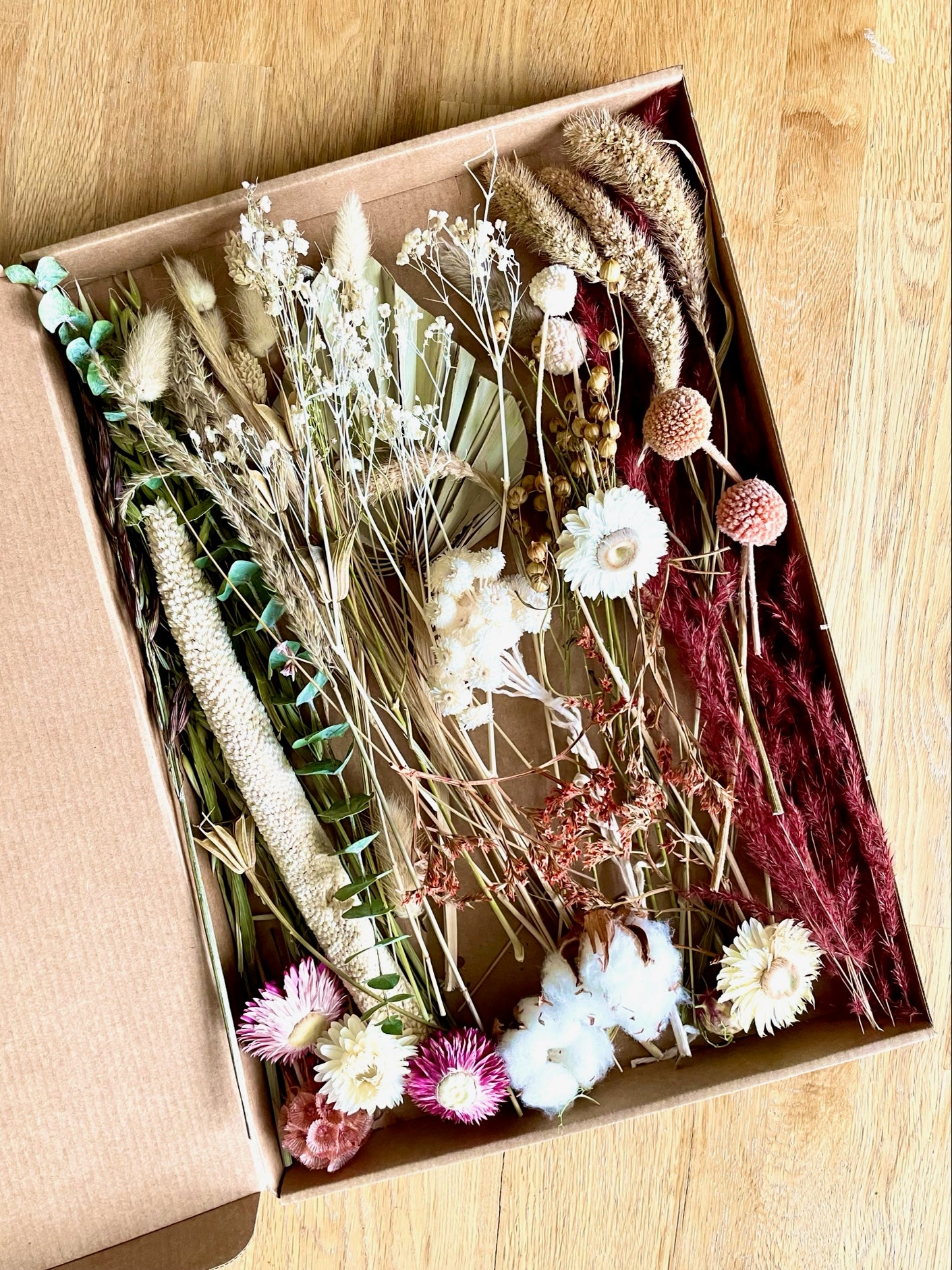 No-Waste DIY Droogbloemen Box - Naturel