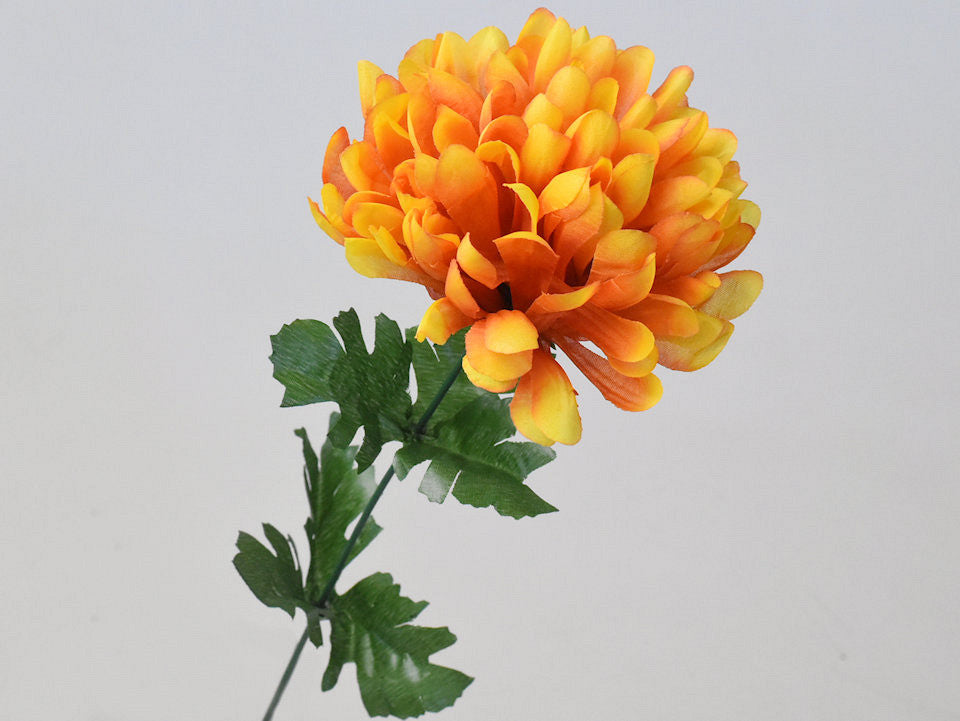 Kunst Chrysant Oranje 52cm