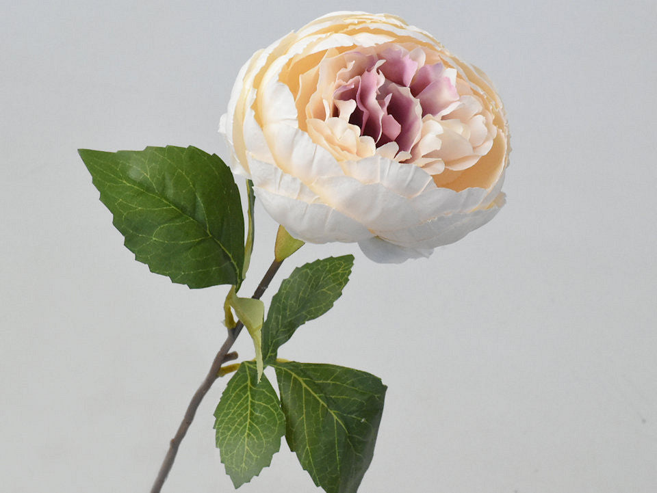 Kunstpeoning -Creme 42 cm