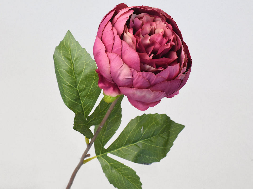 Kunst peoning dunkelrosa 42 cm
