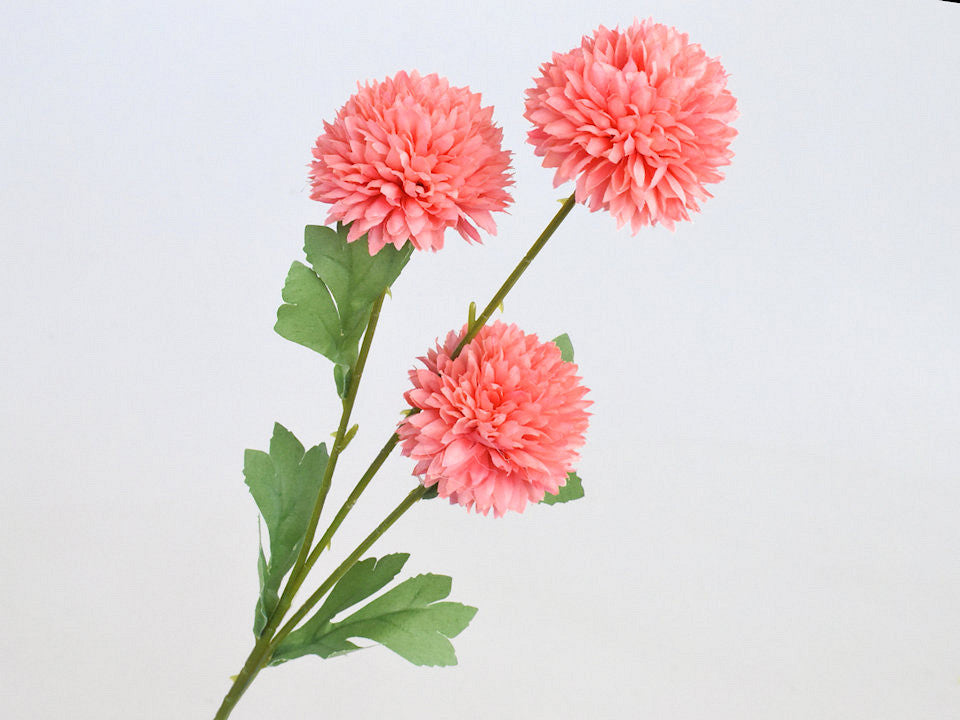 Kunst Chrysanten tak Zalm 66cm