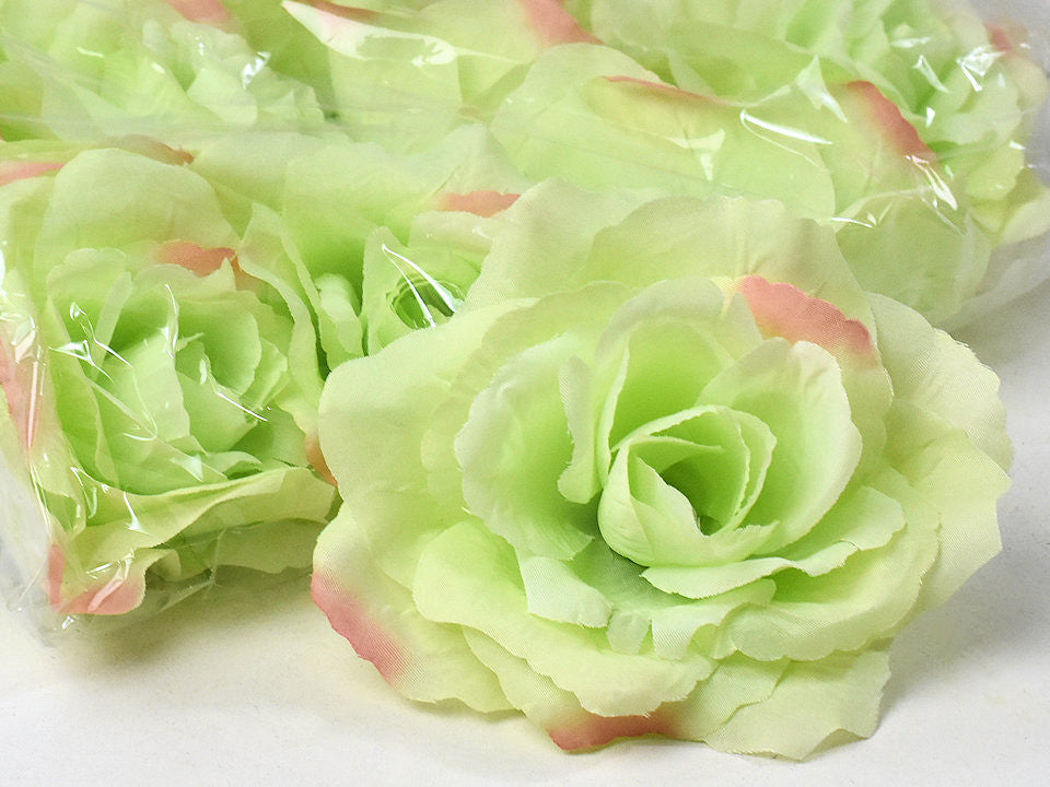 Roos vert / rose d10cm