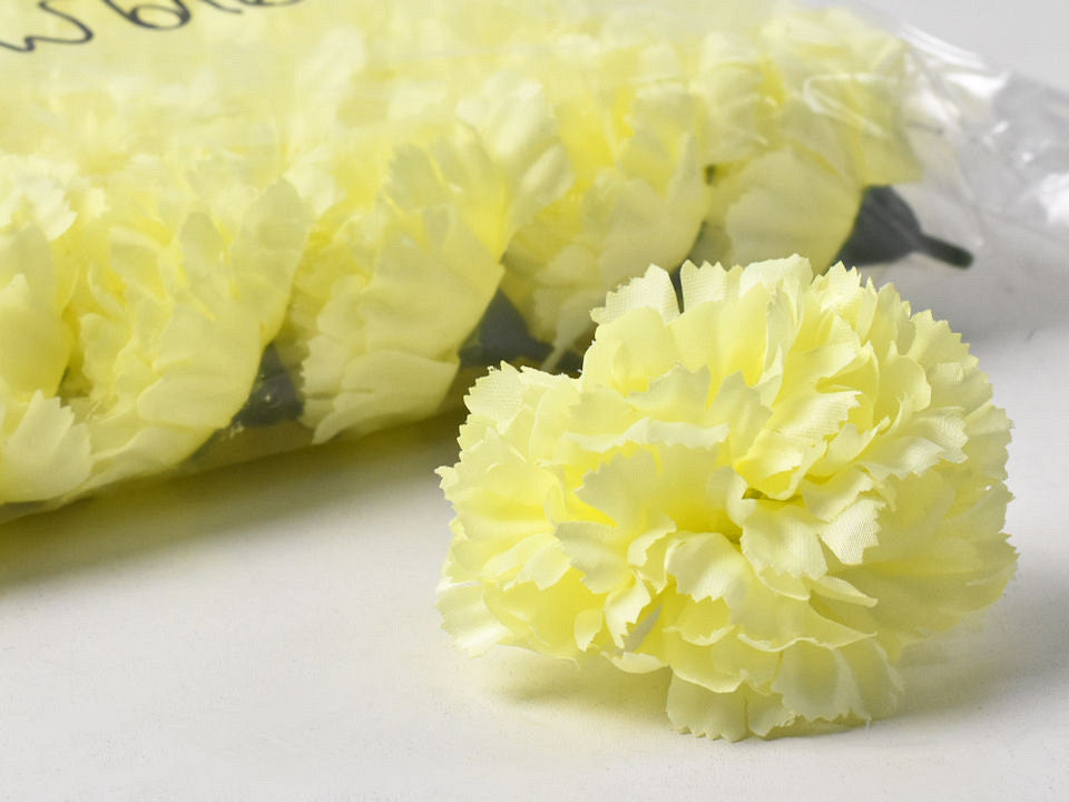 Carnation jaune D9cm