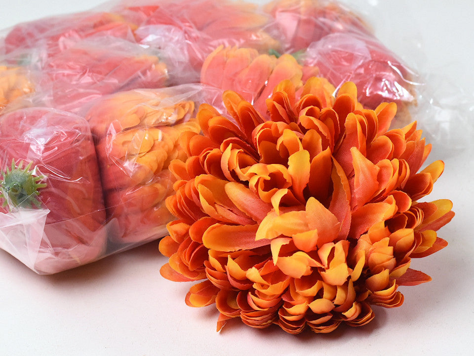 Chrysanthemen orange/gelb d13cm