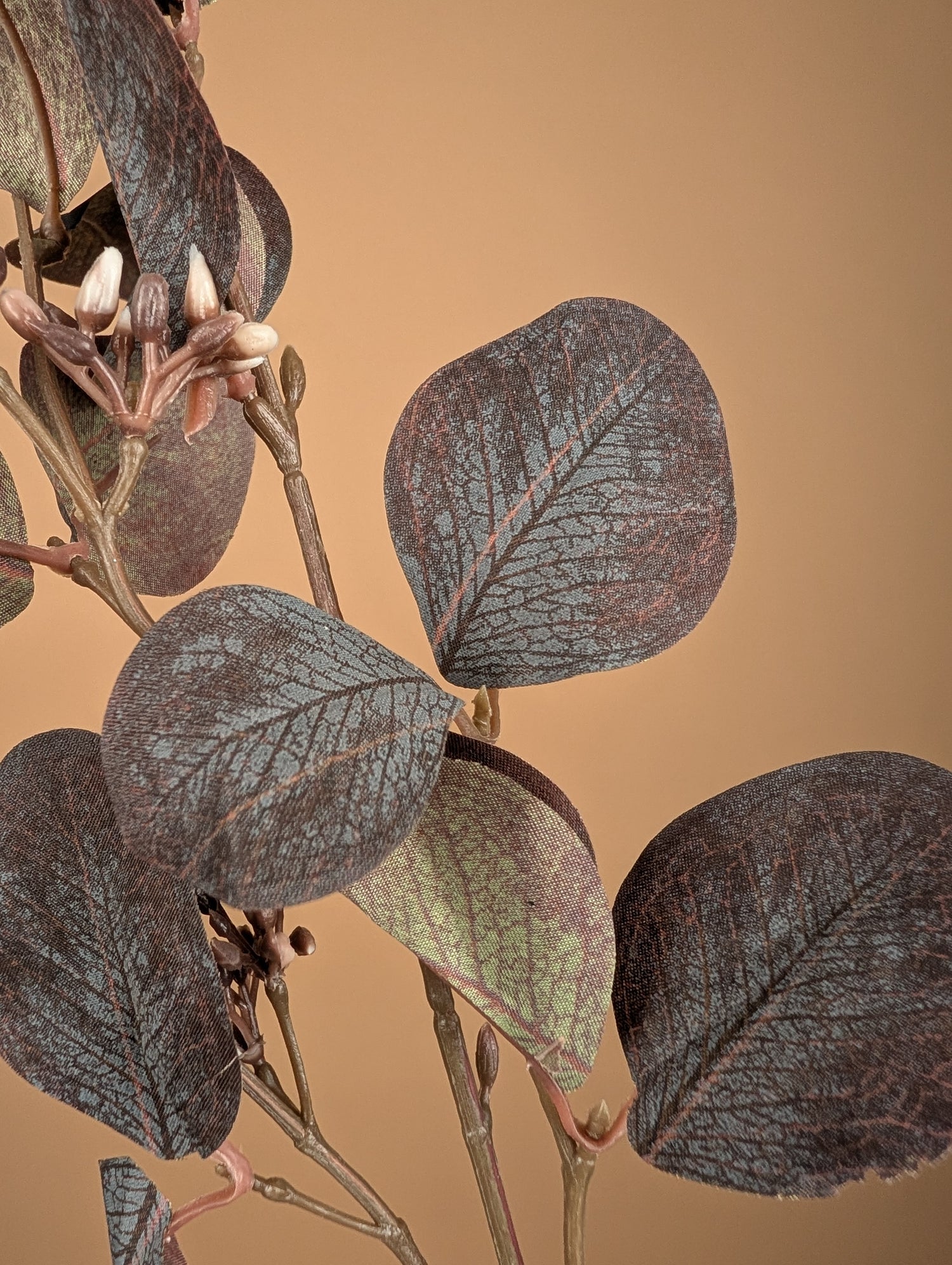 Zijde Eucalyptus – Donkerpaars (73 cm)