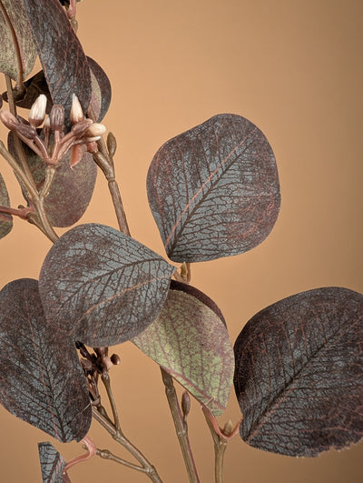 Zijde Eucalyptus – Donkerpaars (73 cm)