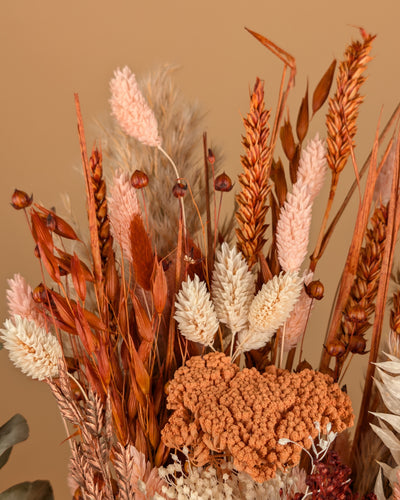 Droog Veldboeket Exclusief - Sweet Caramel