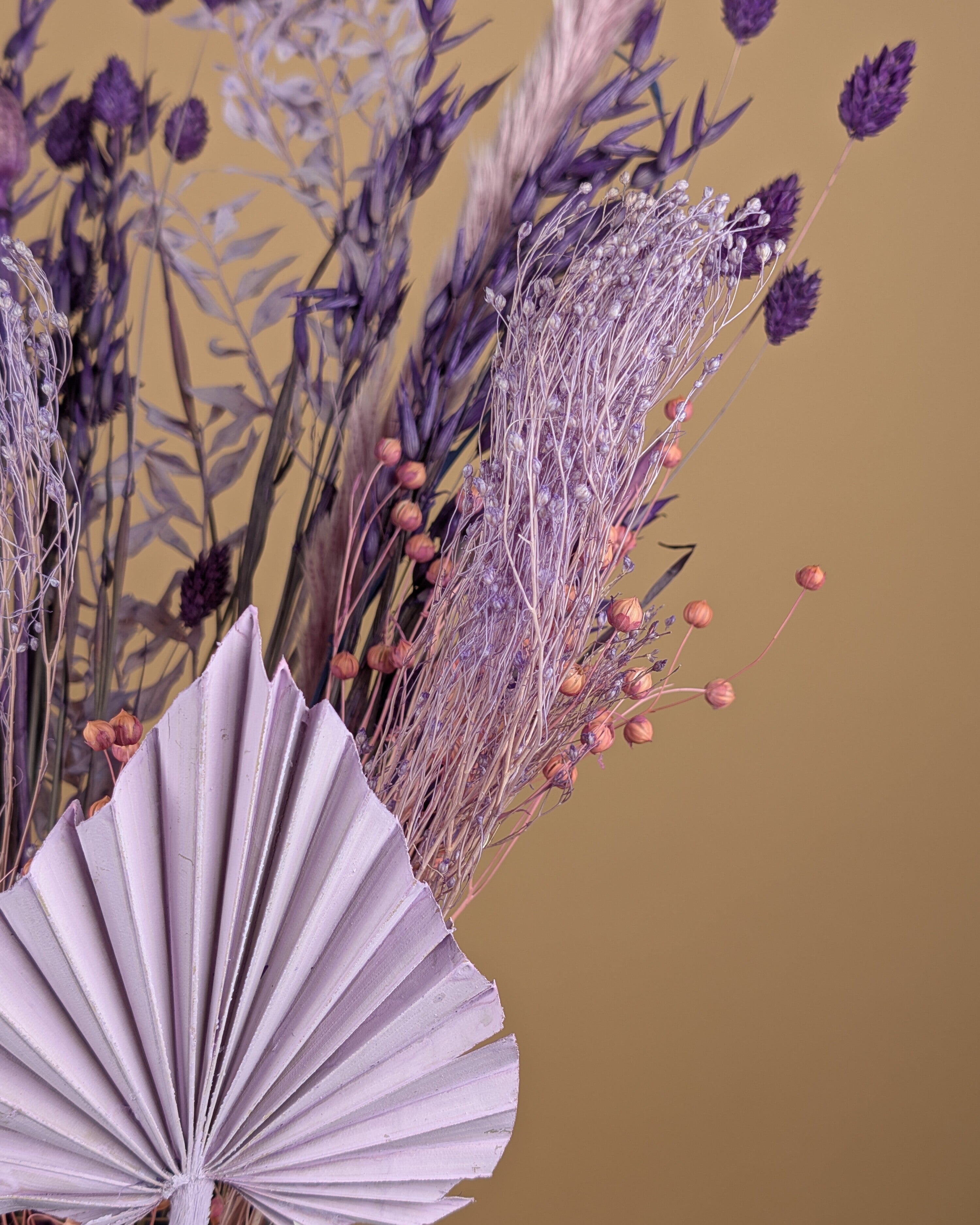 Trocknen von Bouquet Purpur