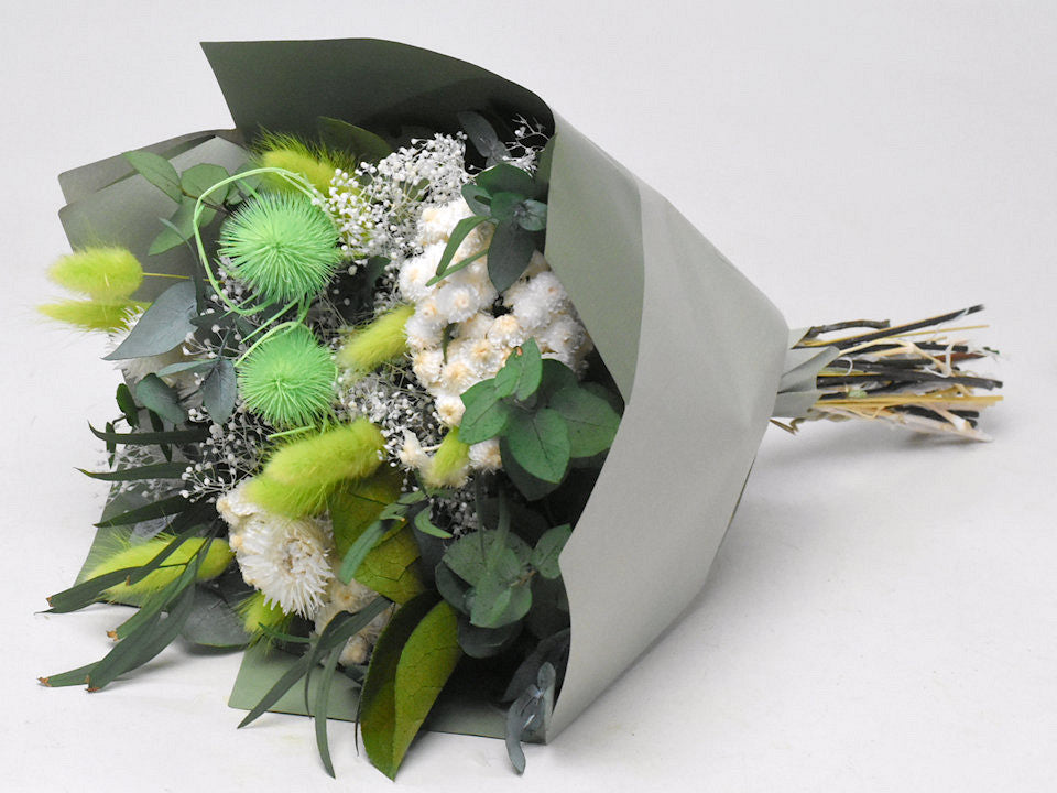 Bouquet de fleurs sèches Green 40 cm