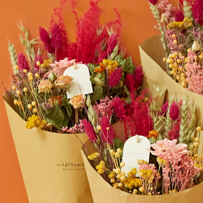 Summer Crush – Zomers Droogbloemen Veldboeket 60 cm