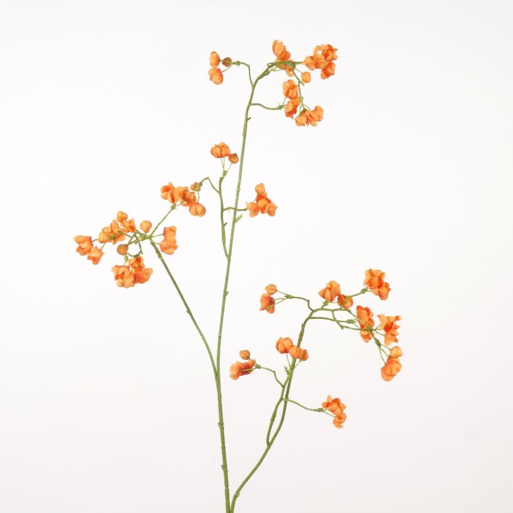 Zijde euonymus wilde bloesemtak oranje 91 cm