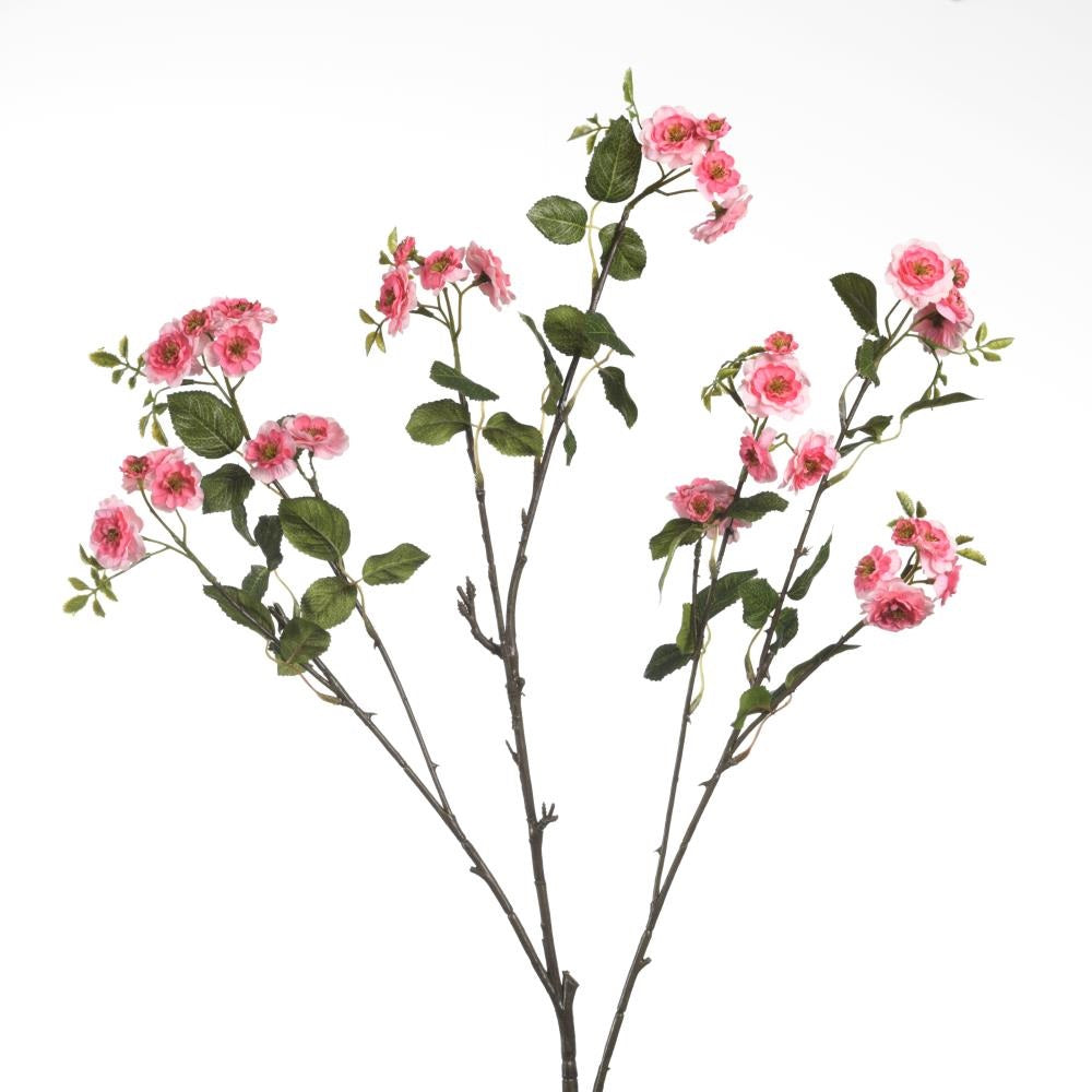 Branche de fleur de pêcher en soie – Rose clair (128 cm)