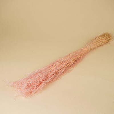 Gedroogd munni grass gebleekt - licht roze