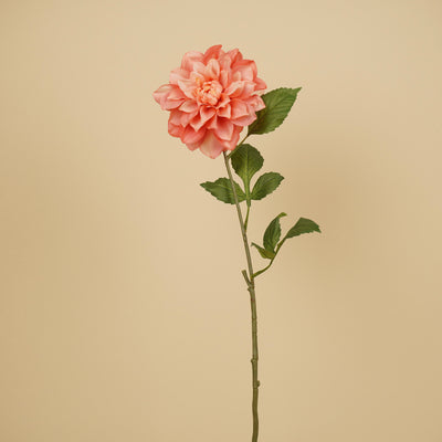 Zijde Dahlia – Zalmroze (72 cm)