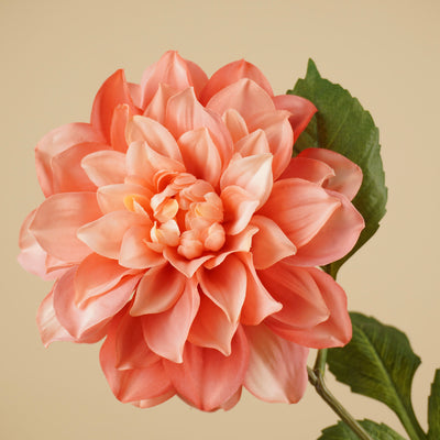 Zijde Dahlia – Zalmroze (72 cm)